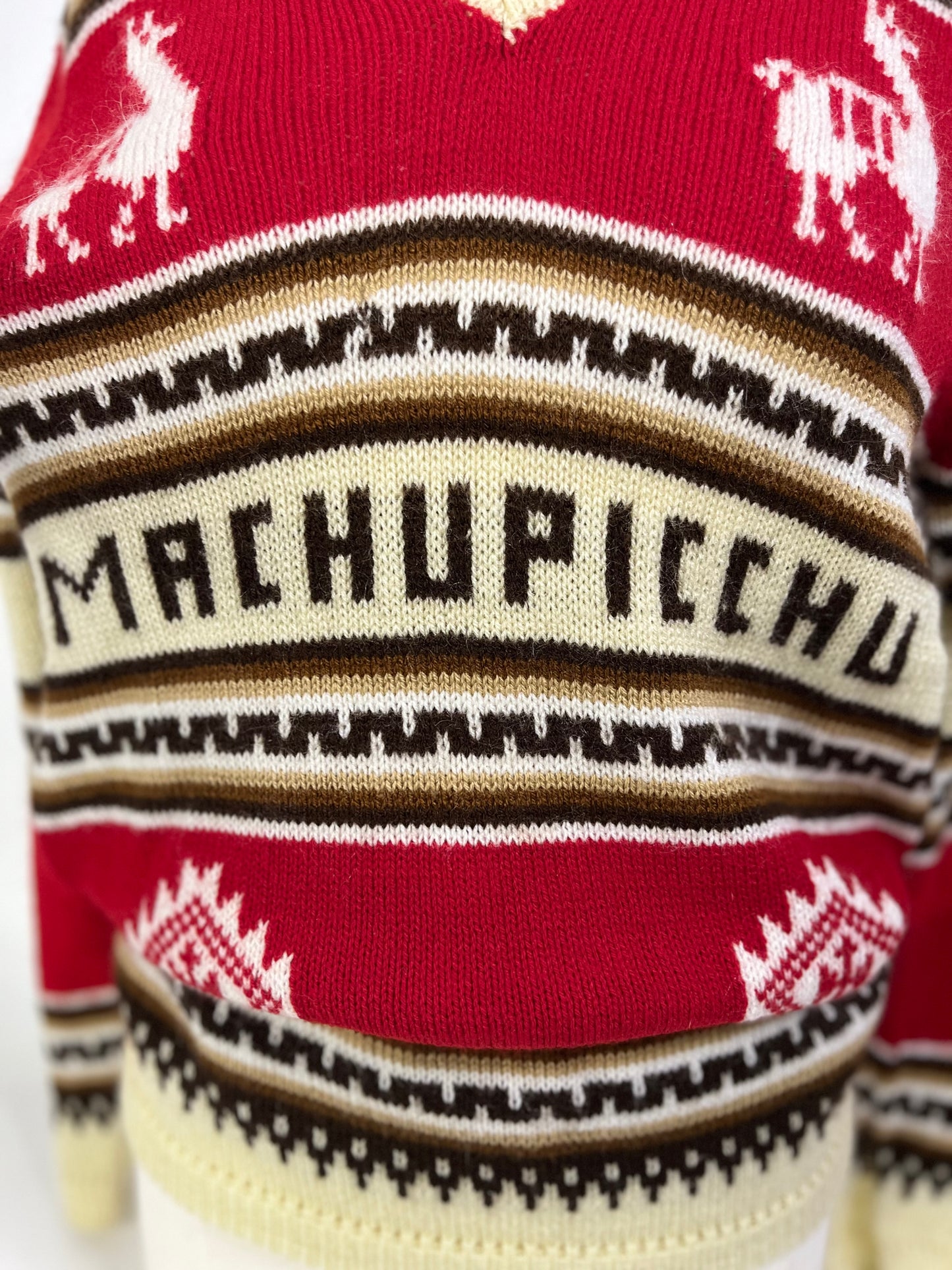 90's Knitted Machupiccu Sweater