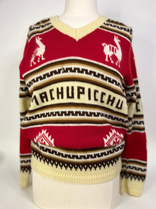 90's Knitted Machupiccu Sweater