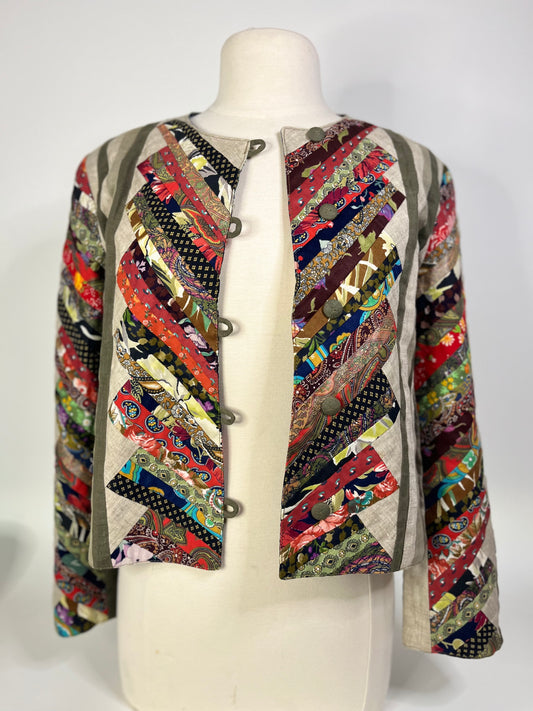 Handmade Patchwork Quilt Jacket