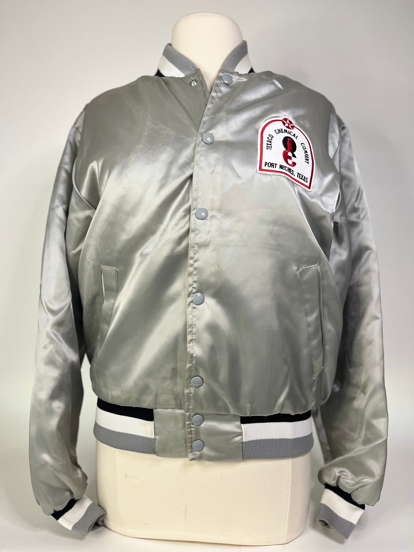 Texaco Chemical Company Satin Bomber Jacket