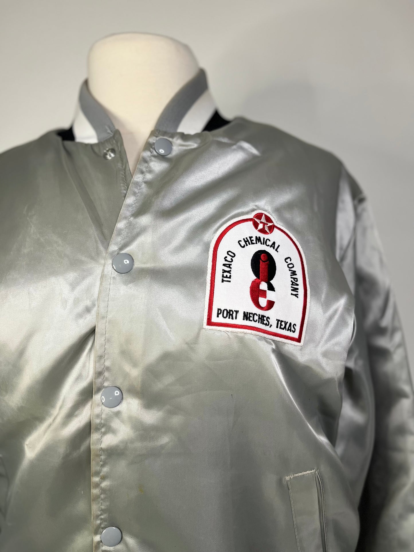 Texaco Chemical Company Satin Bomber Jacket