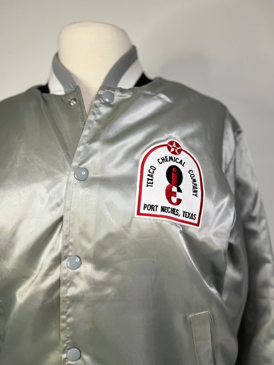 Texaco Chemical Company Satin Bomber Jacket