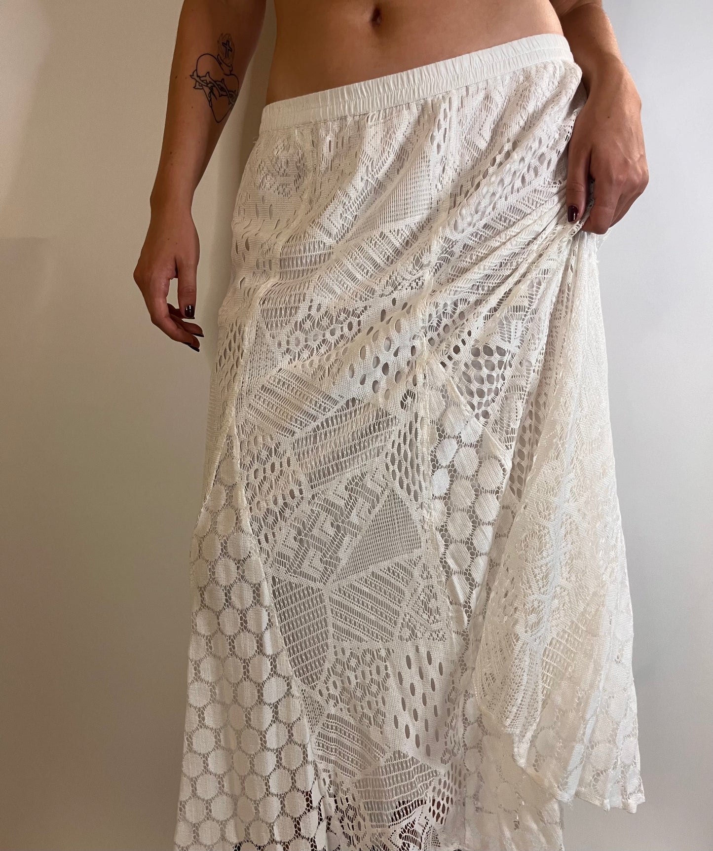 Studio West Lace Maxi Skirt