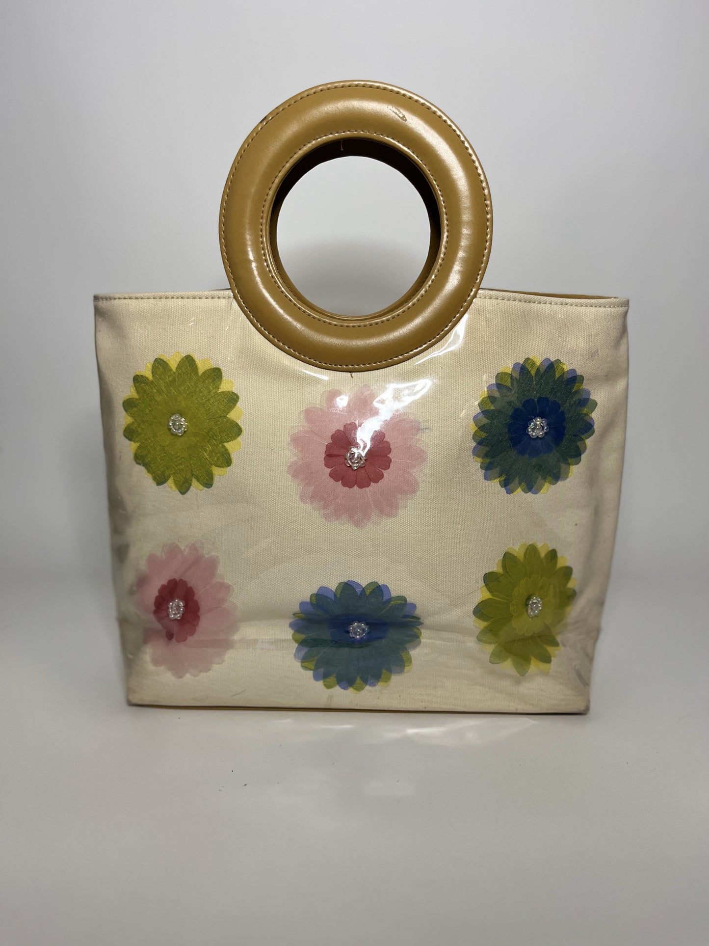 Prezzo Embellished Flower Bag