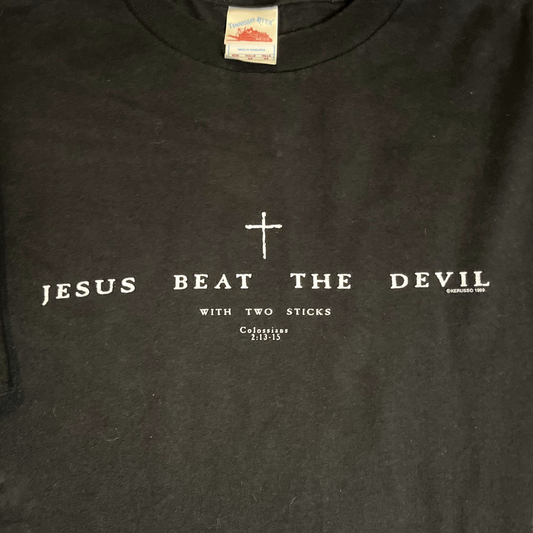 90s Jesus Beat The Devil T-Shirt