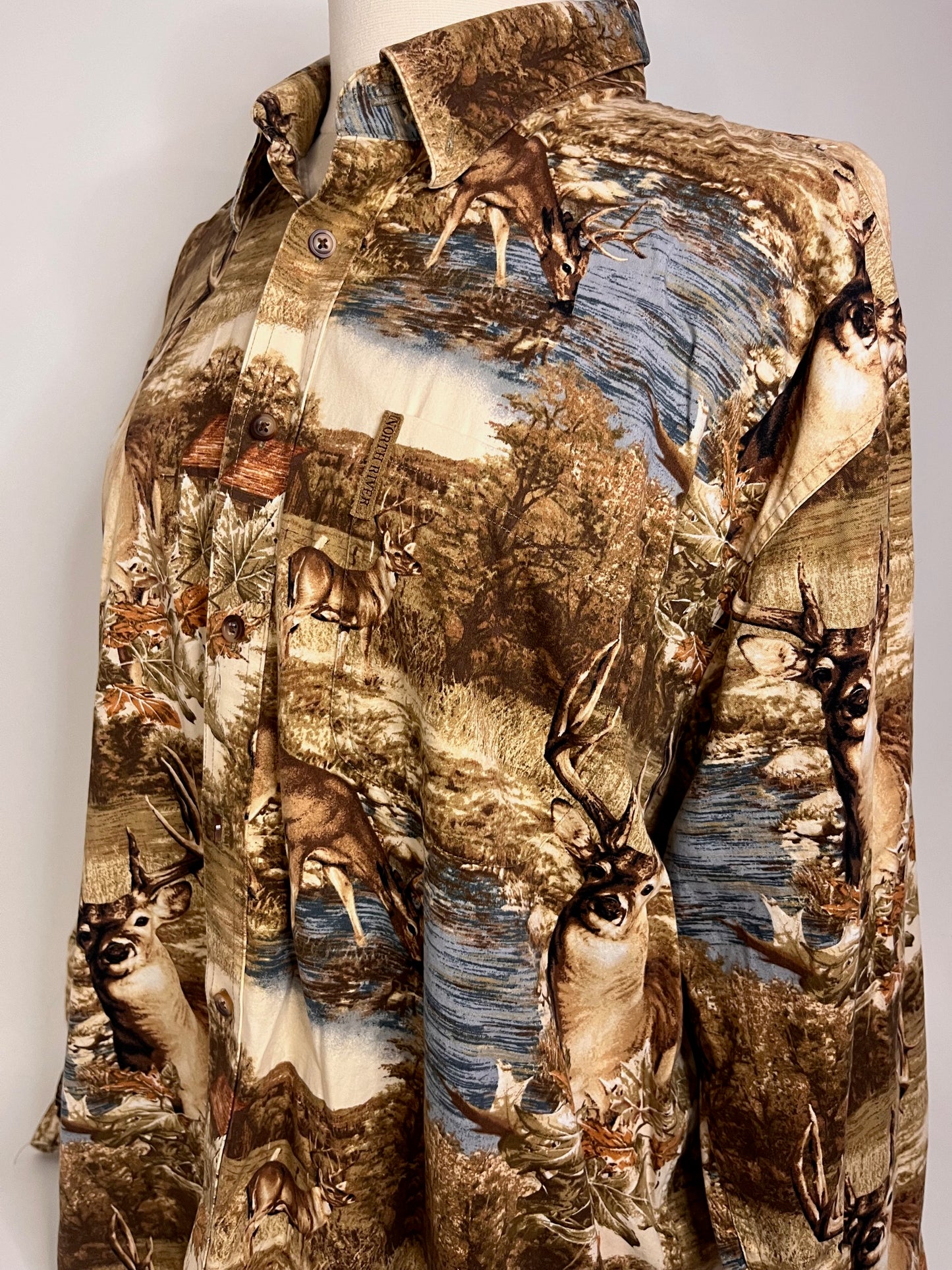 North River Outfitters Deer Button Down