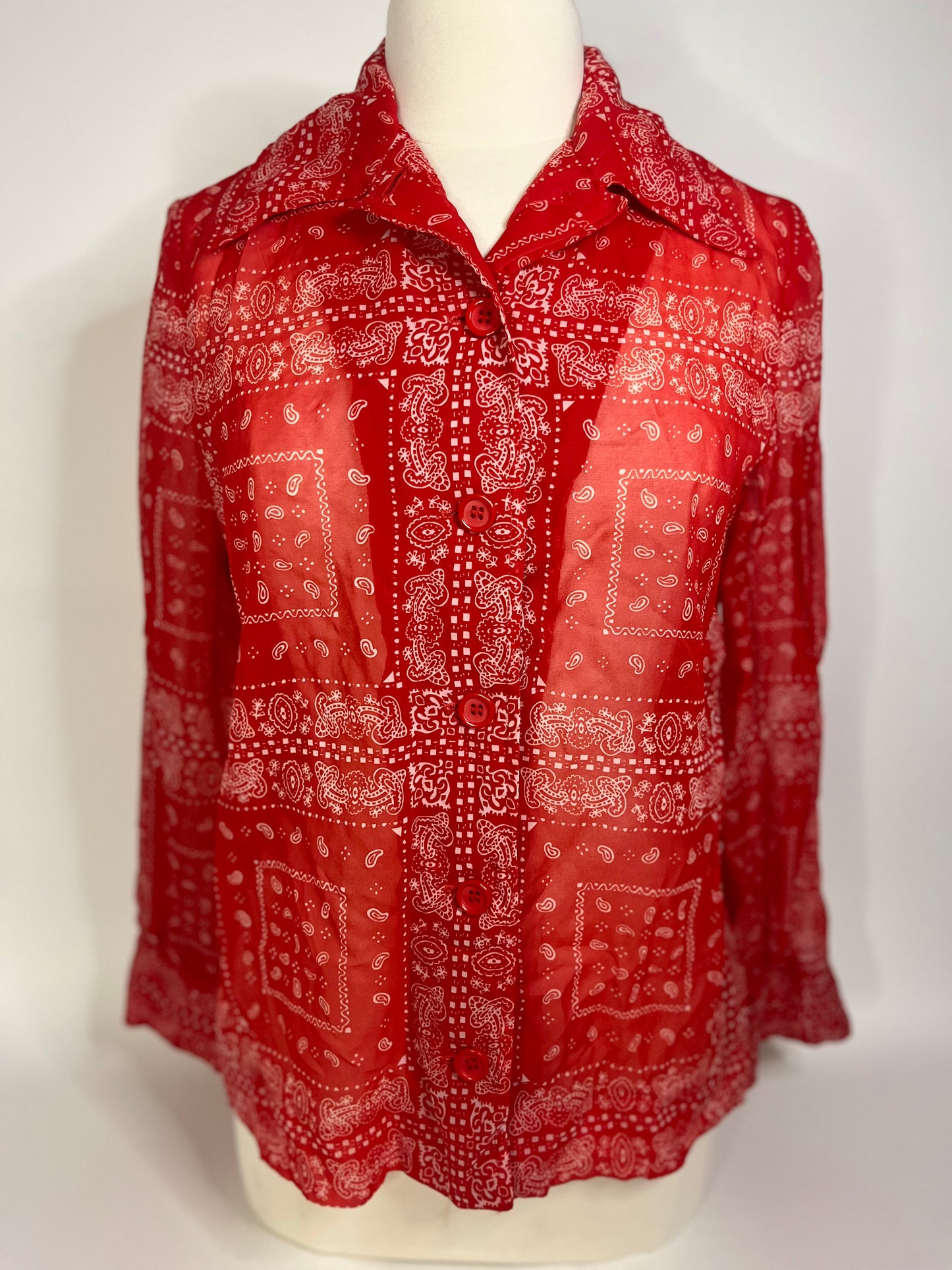 1960's/1970's Butte Knit Button Up Shirt