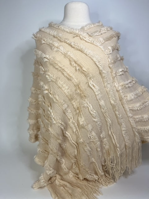 Vintage Fringe Poncho