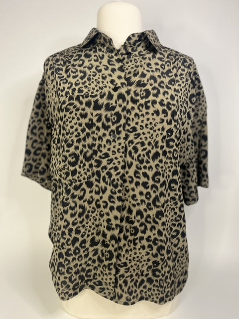 Silky 80's Cheetah Button Down