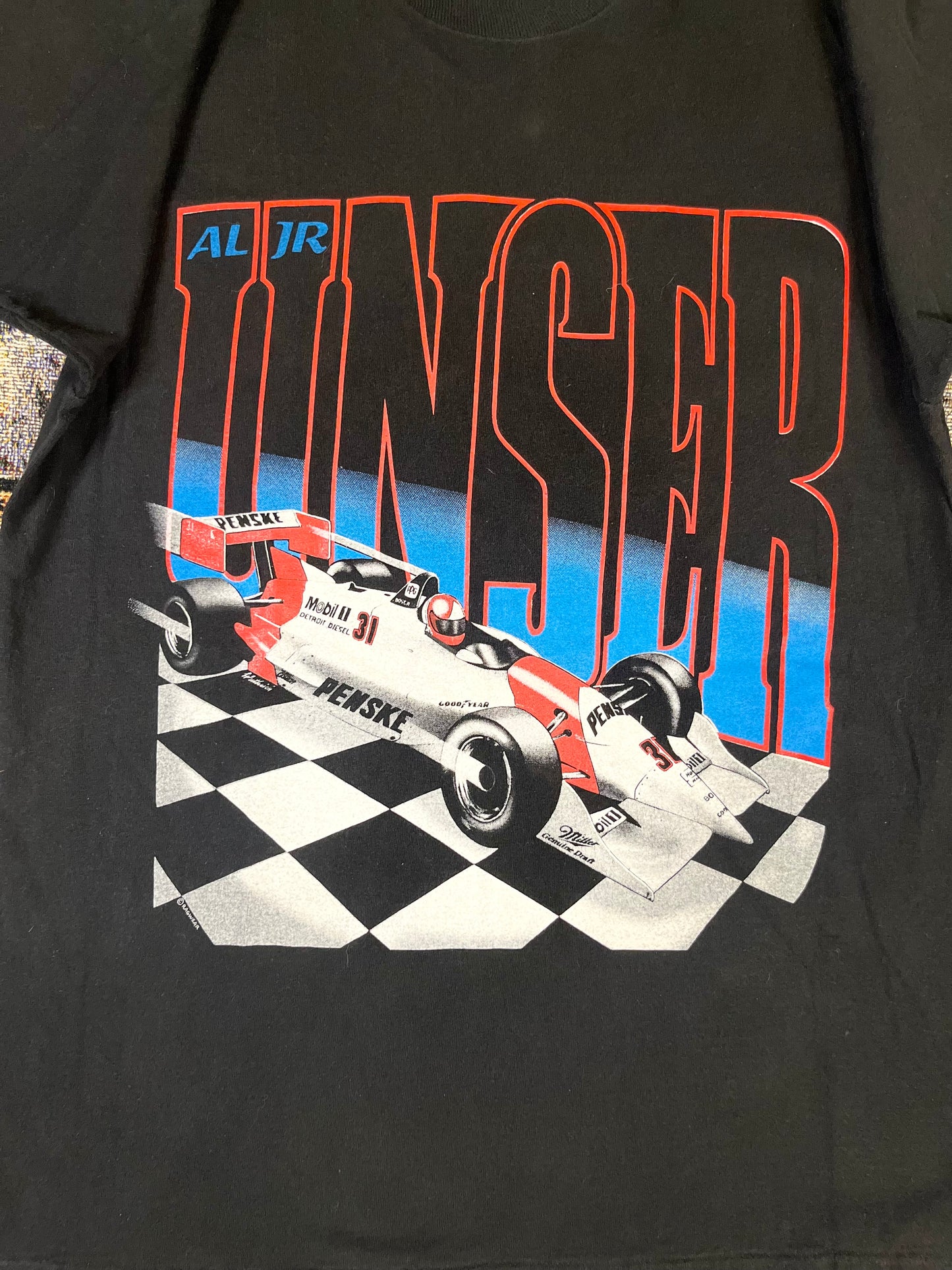 90's Al Unser Jr. Penske Indy Racing T-Shirt